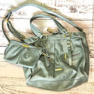 Timi & Leslie Diaper Bag and Wristlet with Stroller Straps Some Wear